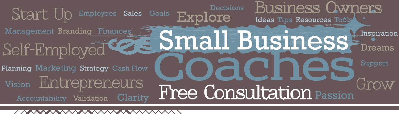 Small business coaches word cloud